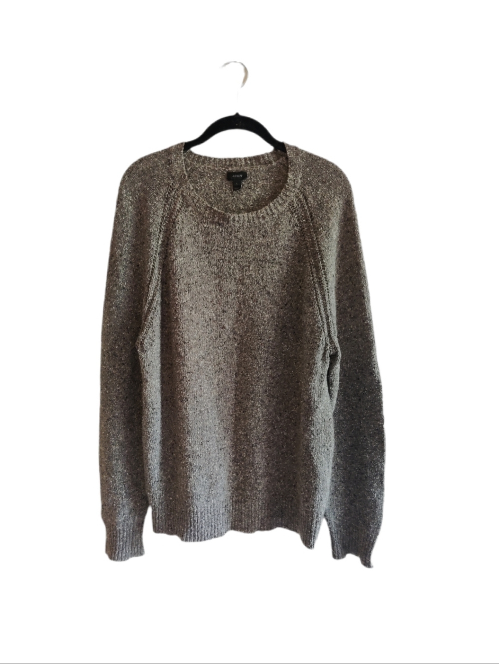 J. Crew Wool Blend Donegal Crewneck Sweater Large Men's